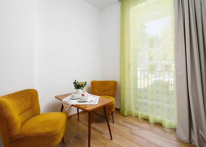 Апартаменты Cozy Nur 280 Meter Zum Mit Garten, Klima, Wifi